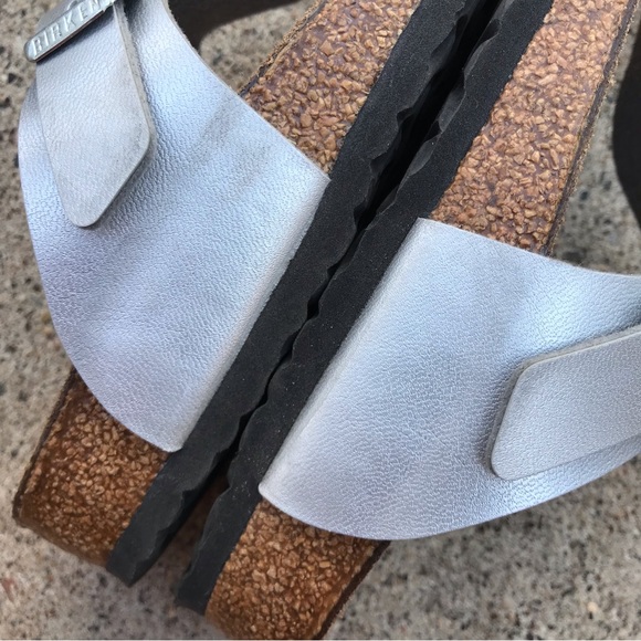 💙Birkenstock Gizeh Silver Thong Sandal - Picture 9 of 13